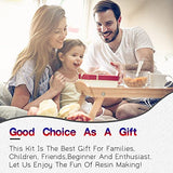 IGaiety Letter Molds Backward Alphabet Mold Starter Kit 206 pcs Silicone Number Molds Epoxy Resin Mold with Accessories for Resin Beginner Jewelry IGaiety