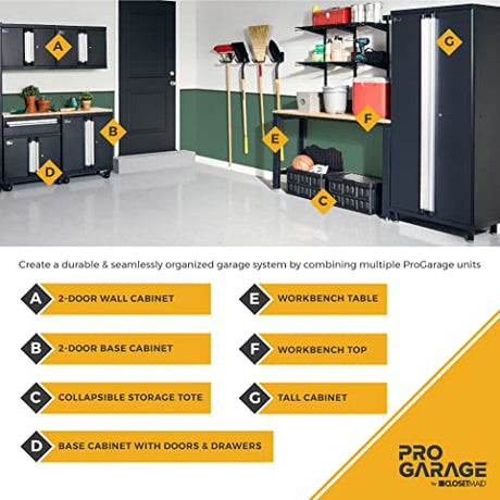 ClosetMaid ProGarage Workbench Top, Heavy Duty Rubberwood, Scratch Resistant, Durable, for Garage or Workshop ClosetMaid