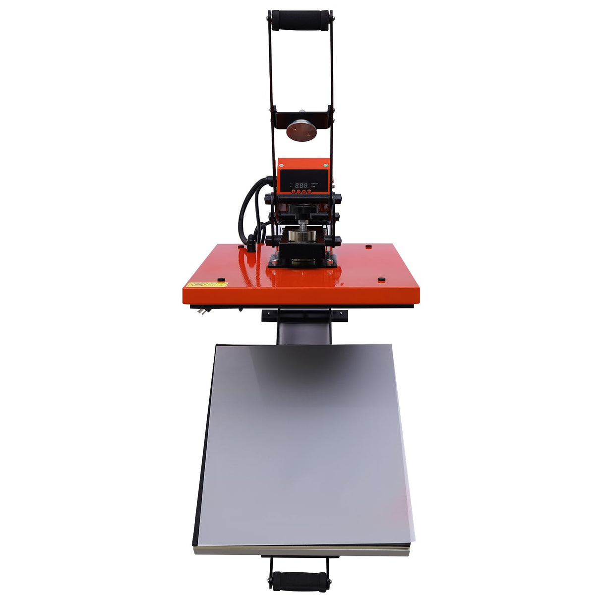 Heat Press Machine for T Shirt, 16"x20" Slide Out Auto Open Digital T-Shirt Printer Machine, Red Clamshell Semi-Automatic Sublimation Printer YIYIBYUS