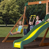 Backyard Discovery Tanglewood All Cedar Wood Playset Swing Set Backyard Discovery