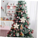 Gogogmee 10 Sets Easter Ornaments Sunflower Wood Cutout Easter Unfinished Wreath Easter Hanging Ornament Rabbit Decorations for The Home Easter Gogogmee