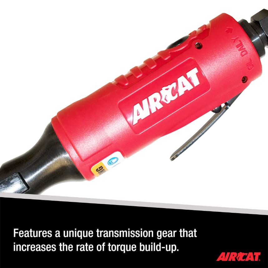 AIRCAT Pneumatic Tools 804: 1/4-Inch Ratchet 280 RPM, 30 ft-lbs Maximum Torque - WoodArtSupply