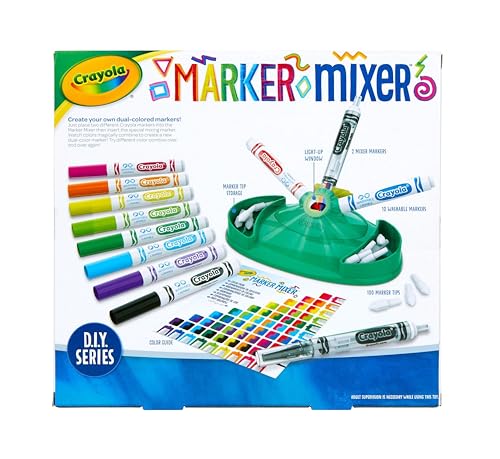 Crayola Marker Mixer Art Kit, Washable Marker Set, Easy Craft Kit for Kids, Gift for Kids Age 6+ Crayola