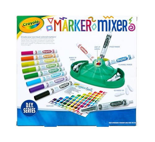 Crayola Marker Mixer Art Kit, Washable Marker Set, Easy Craft Kit for Kids, Gift for Kids Age 6+ - WoodArtSupply