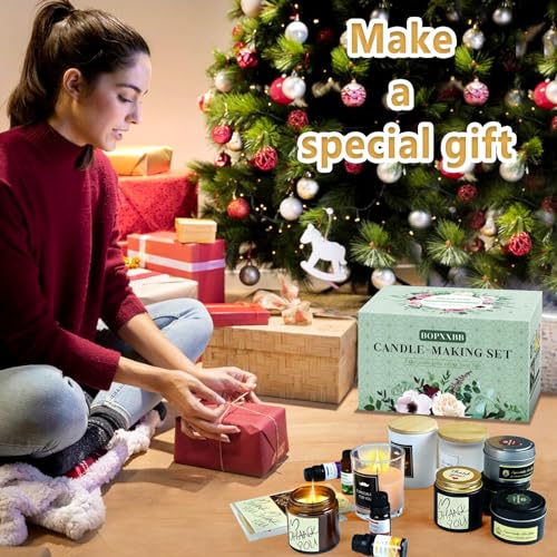  Complete DIY Candle Making Kit Supplies - Full Beginners Soy  Candle Making Kit Including Soybean Wax