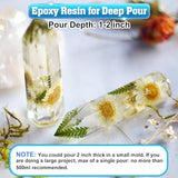 Shabebe Epoxy Resin 2 Gallon Kit, Upgraded Crystal Clear Resin Epoxy Food Safe with Pump, Self Leveling & Bubble Free Epoxy Resin with Anti-Yellowing Shabebe