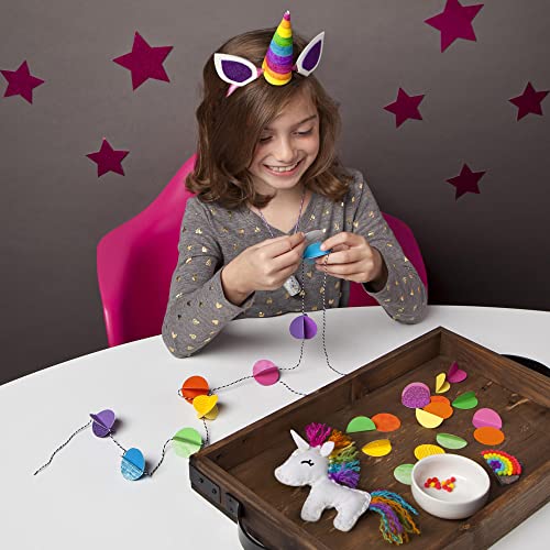 Craft-tastic — DIY Arts & Craft — I Love Unicorns Kit — 6 Amazing Unicorn-Inspired Projects! — For Ages 7+ - WoodArtSupply