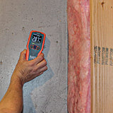 Klein Tools ET140 Pinless Moisture Meter for Non-Destructive Moisture Detection in Drywall, Wood, and Masonry; Detects up to 3/4-Inch Below Surface Klein Tools