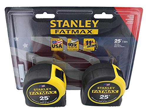 STANLEY Consumer Tools FMHT74038 25' Fatmax Tape Measure (2 Pack) Stanley