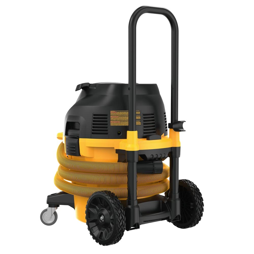 DEWALT 10 Gal. Dust Extractor with Automatic Filter Clean (DWV015) Wet/Dry Vac, Yellow - WoodArtSupply