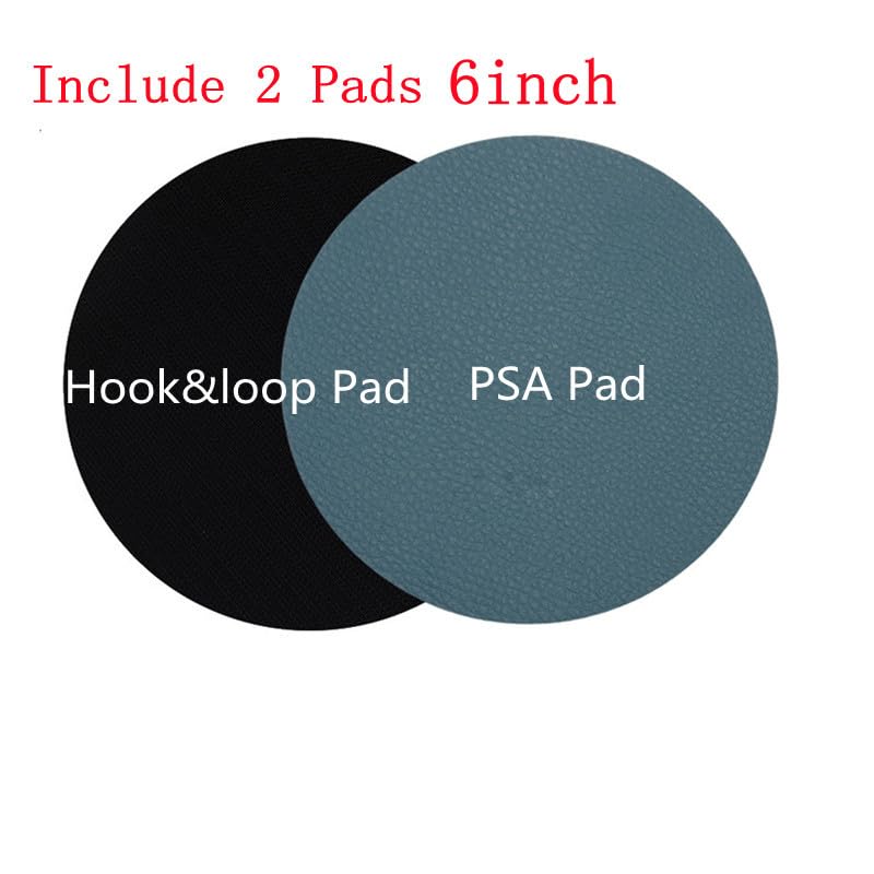 6 Inches Air Random Orbital Sander, Pneumatic Palm Sanders For Wood Polisher Metal,And Auto Body Work, Dual-action Sander Asabocai