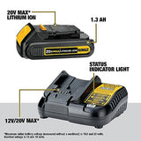 DEWALT 20V MAX Cordless Drill, Impact Driver, Power Tool Combo Kit, 2-Tool Cordless Power Tool Set with 2 Batteries and Charger Included (DCK277D2) DEWALT