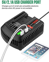 CMCB104 V20 Battery Fast Charger Replacement for Craftsman V20 Craftsman 20V max Lithium Compact Batteries Lithium Battery CMCB202 CMCB204 CMCB206 Gonocop