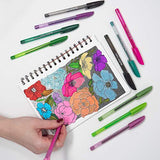 Zebra Pen Doodler'z Gel Stick Pen 1.0mm Assorted 60Pk (41960) Zebra Pen