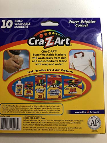 CrazArt Super Washable Markers Combo Pack