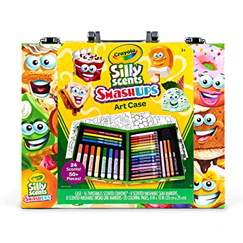Crayola Silly Scents Mini Inspiration Art Case Coloring Set, Gift for Kids Age 4+ Crayola