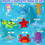 MOMOTOYS Make a Mermaid Toy Kids Sewing Kits for Kids Ages 8-12 - Beginner Sewing Kit for Kids -Kids Felt Sewing Kit - Sew Spectacular Adorable MOMOTOYS
