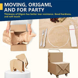 PerkHomy Brown Kraft Paper Roll 17.5" x 600" (50') for Gift Wrapping Bulletin Board Bouquet Flower Kids Wall Art Craft Packing Moving Shipping Parcel PH PERKHOMY