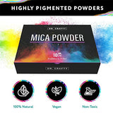 𝗗𝗥 𝗖𝗥𝗔𝗙𝗧𝗬® 𝗠𝗶𝗰𝗮 𝗣𝗼𝘄𝗱𝗲𝗿 for Epoxy Resin, Pigment Powder - Resin Mica Powder for Candle Making, Resin Powder – Epoxy Pigment Powder for Epoxy Resin, DR. CRAFTY
