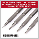 HORUSDY 4-Piece Nail Setter Punch and Center Punch Set HORUSDY