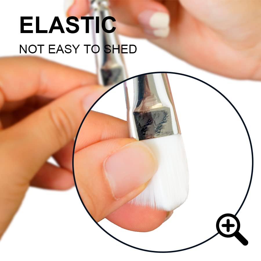 HIMI Gouache/Watercolor Paint Brushes Set 5 Pcs for Acrylic Oil Watercolor Face & Body Gouache Painting Nice Gift Art hobbyist,Adults (Blue, HIMI