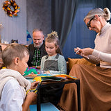 ARTEZA Metallic Felt Sheets, Set of 30, 8.3 x 11.8 inches, 6 Colors of Craft Felt, 1.3mm Thick Soft Non Woven Felt Fabric Squares, Sewing Fabric for ARTEZA