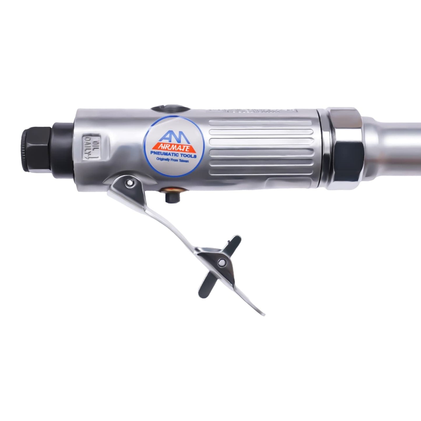 Pneumatic Angle Grinder, 18000RPM 90PSI Pneumatic Cutting Tool, 3"/75mm Cutting Machine with Long Handle For Polishing, Cut Off Metal - WoodArtSupply