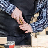 HUATMEC Wood Chisels Set of 4, Carbon Steel Beveled Edge Blade, Beech Handle for Woodingworking and Carving HT0315 HAUTMEC