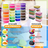 Modeling Clay Kit - 24 Colors Air Dry Ultra Light Soft & Stretchy DIY Molding Clay with Tools, Animal Accessories, Easy Storage Box Kids Art Crafts ESSENSON