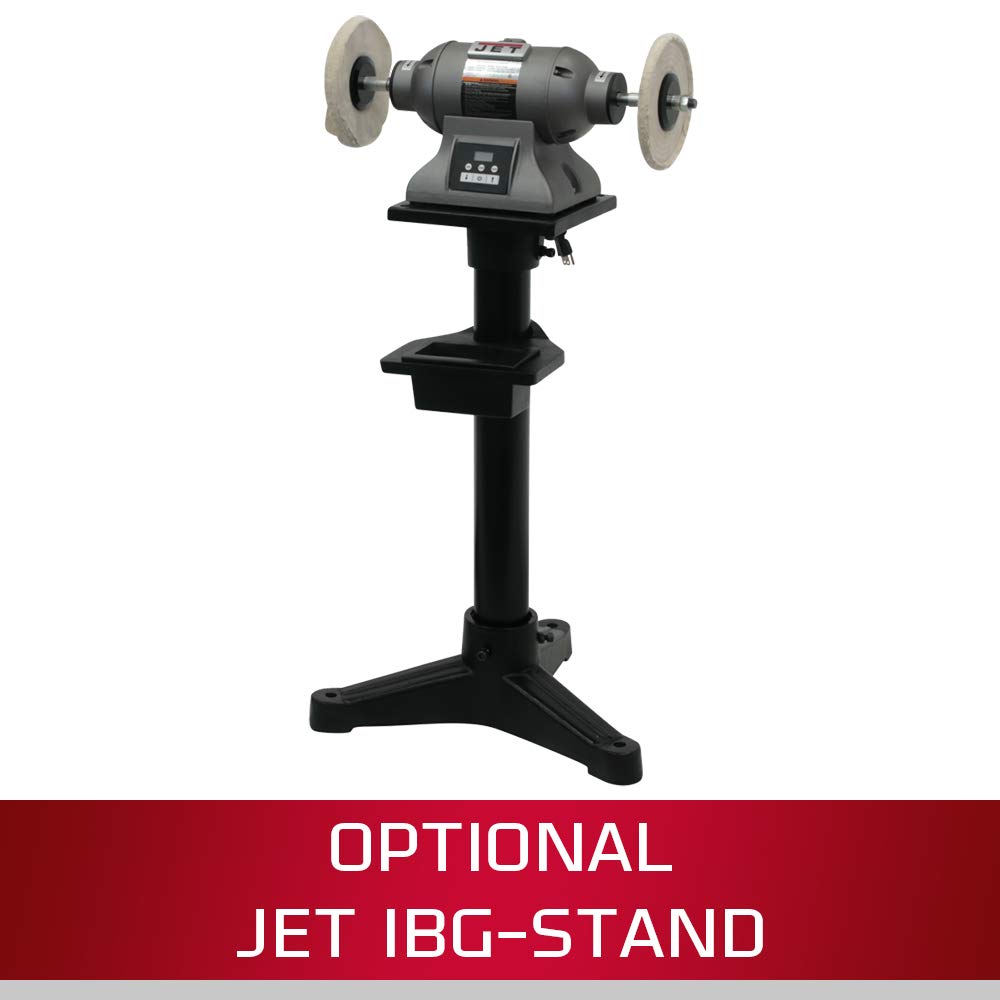 JET 8-Inch Variable-Speed Industrial Buffer, 1 HP, 1Ph 115/230V (IBG-8VSB) Jet