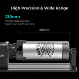 Creality Rotary Kit Pro, Laser Rotary Roller 3 in 1 Multi-Function Engraving Accessories for Laser Engraver, Jaw Chuck Rotary for Engraving Wine Cregrant3D