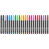 SHARPIE Pens, Felt Tip Pens, Fine Point (0.4mm), Assorted Colors, 24 Count SHARPIE