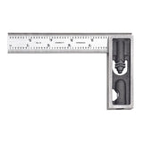 Starrett Steel Inch Reading Double Square with Hardened Graduated Blade - Ideal for Machinists, Toolmakers, Patternmakers - 6" Blade Length, 4R Starrett