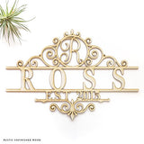 Personalized Established Family Name Custom 1/4" Thick Wood Sign Home Décor Wall Art 24" Woodums