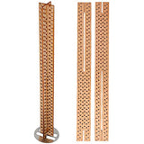 BUENNUS 10 Set Wooden Candle Wicks Crackle Natural Cross Wood Wicks for Candle Making 5.1x0.5inch Hollow Wooden Wick with Metal Base Stand for Soy BUENNUS