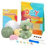 ZMAAGG Beginners Crochet Kit, Crochet Animal Kit, Knitting Kit with Yarn, Polyester Fiber, Crochet Hooks, Step-by-Step Instructions Video, Crochet ZMAAGG