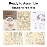 Rolife 3D Wooden Puzzles Model Kit for Adults to Build, Wooden Model Ship Series Sailing Ship Building Model Kit, DIY Crafts Rolife