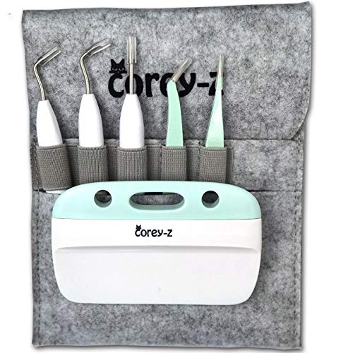 Craft Vinyl Weeding Kit,Precision Craft Vinyl Tools Set,Weeding Kits,for Cricut/Silhouette/Siser/Oracal 631 651 751 Vinyl - WoodArtSupply