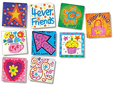 4M Magnetic Mini Tile Art, Art & Crafts DIY Kit, For Boys & Girls Ages 8+ 4M