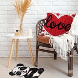 GemJelry DIY Latch Hook Kits for Adults Kids Panda Latch Hook Rug Cover Kits Hand Craft Embroidery Crochet Rugs with Preprinted Canvas Crochet Yarn GemJelry