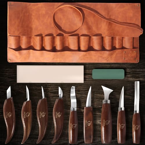 Wood Carving Tools Deluxe-Whittling Knife,Wood Carving Kit,Wood