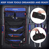 WORKPRO Roll Up Tool Bag, Tool Roll Up Bag with Detachable Tool Pouches, Heavy Duty Tool Bag Organizer with 6 Pockets, Tool Roll Organizer for WORKPRO