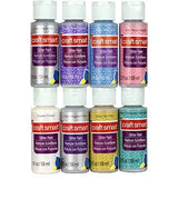 Glitter Acrylic Paint Set by Craft Smart 8 pcs Craftsmart