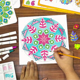 Imagimake Mandala Art Kit | Watercolor Paint Set | 12 Exciting Mandala Projects in Arts and Crafts for Kids Ages 8-12 | Teen Gifts for Girls Ages Imagimake