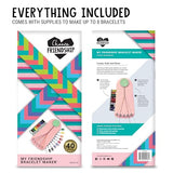 Choose Friendship, My Friendship Bracelet Maker®, 20 Pre-Cut Threads - Makes Up to 8 Bracelets (Craft Kit, Kids Jewelry Kit, Gifts for Girls 8-12) Choose Friendship