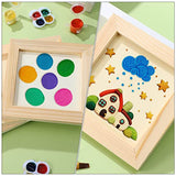 Toddmomy 8 pcs Clay Picture Frame Photo Frame Clay Blank Picture Frame Wood Painting Frame Unfinished Wood Frames Wooden Picture Frames DIY Clay Toddmomy