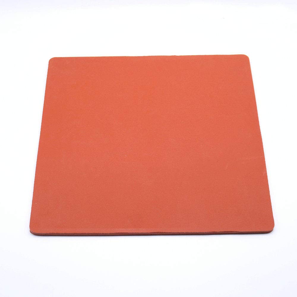 Soply 15" x 15” Thickest (.33") Silicone Heat Press Pad Mat Silicone Pad for Heat Transfer Machine Press Replacement Pad(Red) Soply
