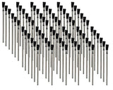 Pro Grade - Acid Brushes - 72 Count 3/8" Boar Hair Acid Flux Brushes Pro Grade