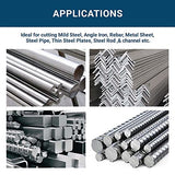 Benchmark Abrasives 6-1/2" TCT Saw Blades, Tungsten Carbide Tipped Circular Metal Cutting Saw Blades for Steel, Stainless Steel, Nickel, Titanium, Benchmark Abrasives