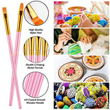 Paint Brushes Set, 60 Pcs Paint Brushes for Acrylic Painting, Oil Watercolor Acrylic Paint Brush, Artist Paintbrushes for Body Face Rock Canvas, Kids Artstorys